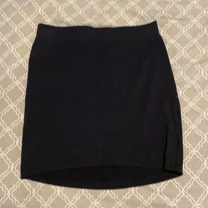 Basic Black jersey skirt